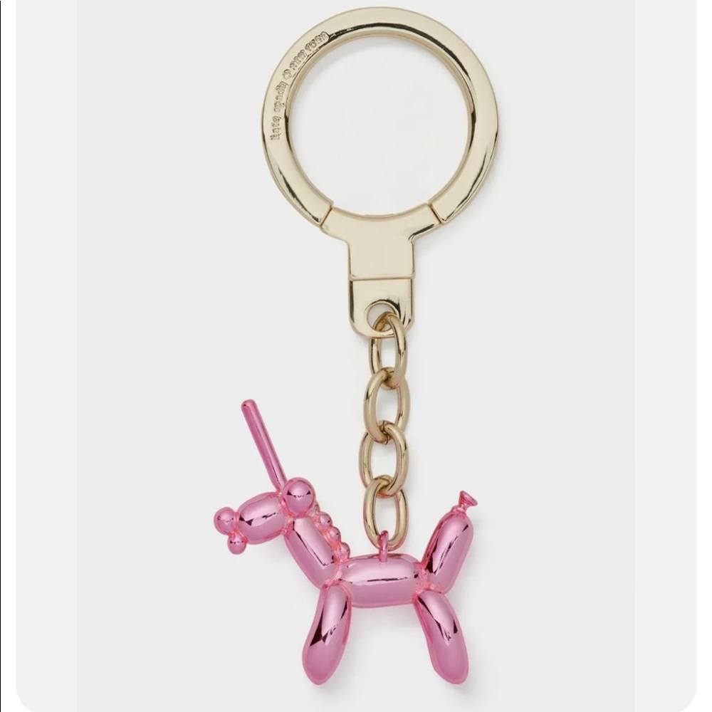 KATE SPADE whimsies unicorn balloon keychain
